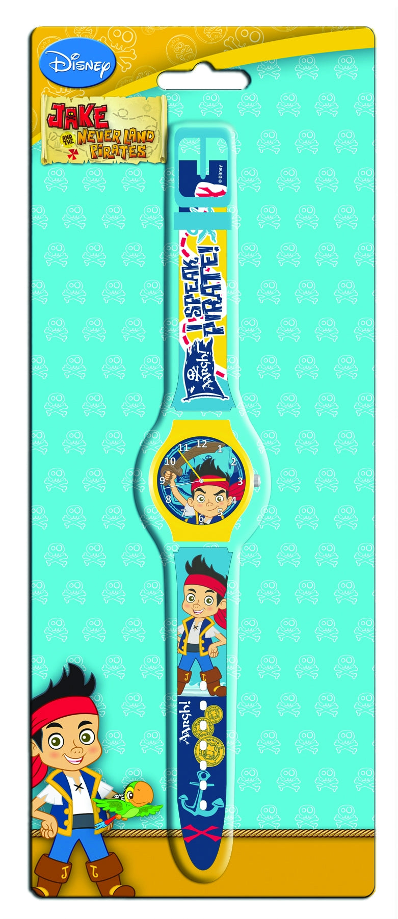 WALT DISNEY KID WATCH Mod. JAKE THE PIRATE - Blister pack