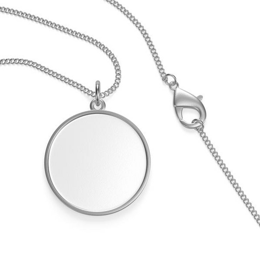 Custom silver necklace