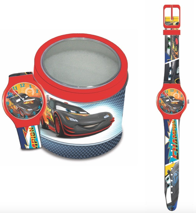 DISNEY PIXAR WATCH Mod. CARS - Tin box